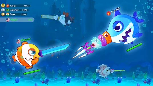 Fishing Go.io - Hungry Fish