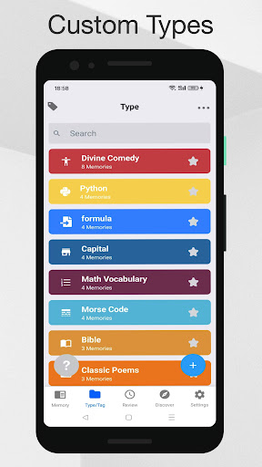Android application Memory Helper - Review Planner screenshort