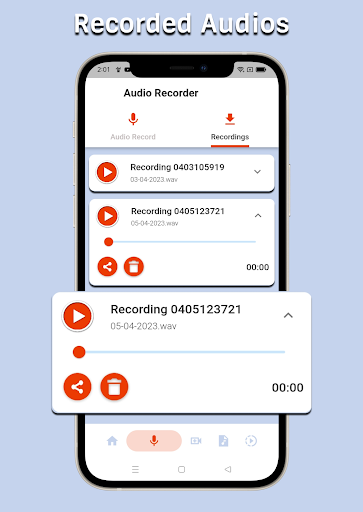 VidAud - Audio Video Recorder Screen 3