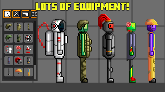 Pixel Sandbox: People Ragdoll