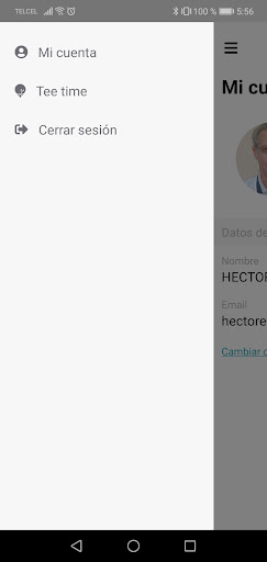 Android application Club Campestre Puebla screenshort