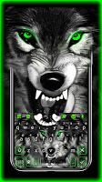screenshot of Fierce Wolf Green Theme