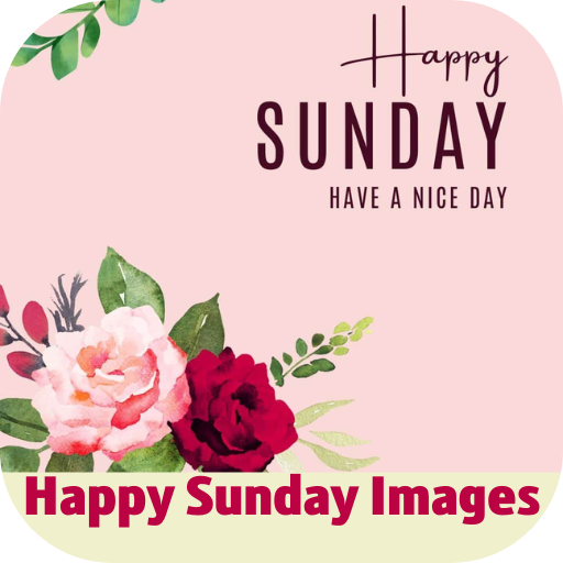 happy sunday images logo