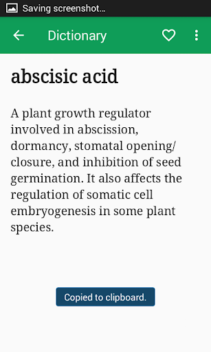 Biotechnology Dictionary Screen 3