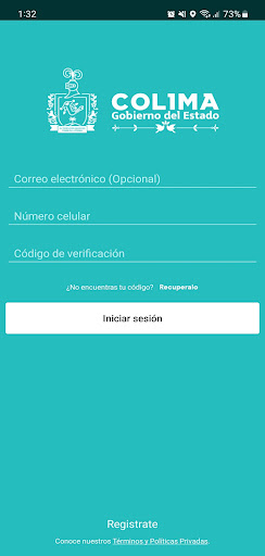 Android application Emergencias Colima screenshort