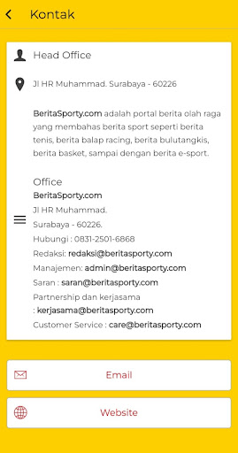 BeritaSporty.com-Portal Berita