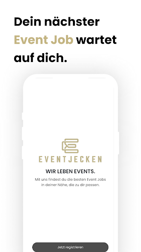 Android application Eventjecken screenshort
