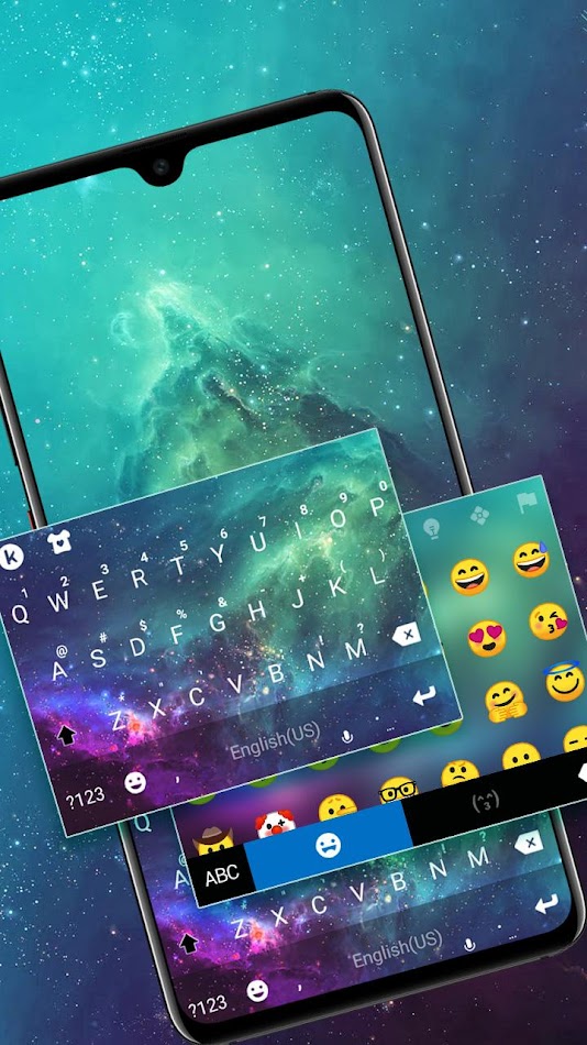 #3. Galaxy SMS Theme (Android) Av: Fancy keyboard Themes Studio