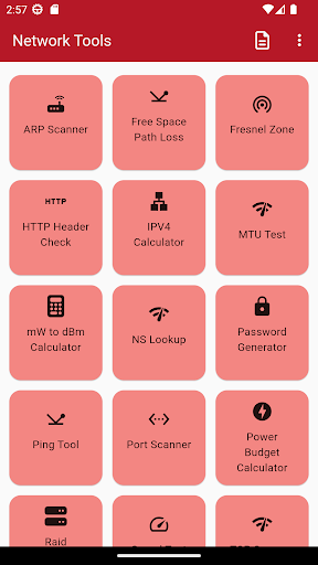 Android application Network Tools screenshort