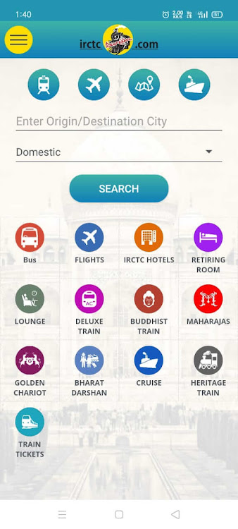 IRCTC Tourism - 3.39 - (Android)