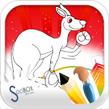 Crazy Kangaroo Coloring icon