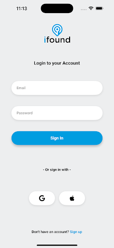 iFound Screenshot 1 - AppWisp.com