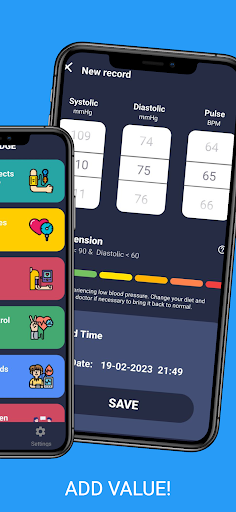 Blood Pressure Heart Rate Screen 2