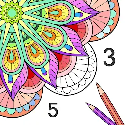 Mandala Color by Number Book Mod Apk