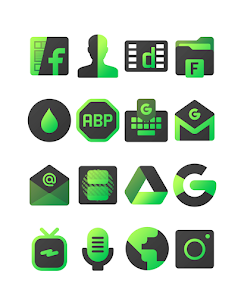 Blackdiant Green Icon Pack MOD APK 2.5 (Patched Unlocked) 2