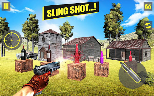 Sniper Gun Bottle Shooter 2021 screenshots 1