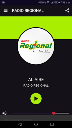 Android application RADIO REGIONAL screenshort