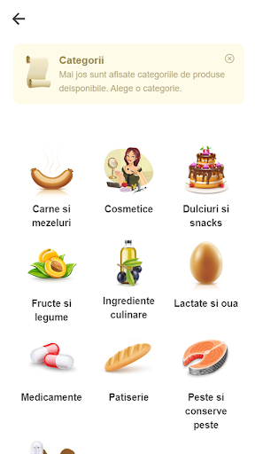 Android application SFood screenshort