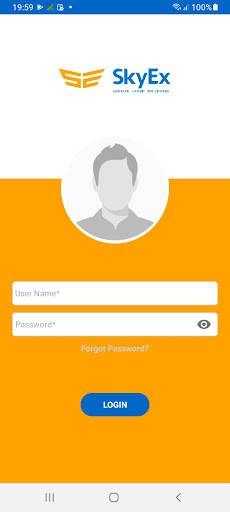 Android application SkyEx Customers App screenshort