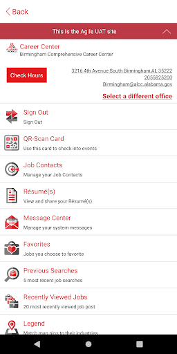 Android application ALA Works screenshort