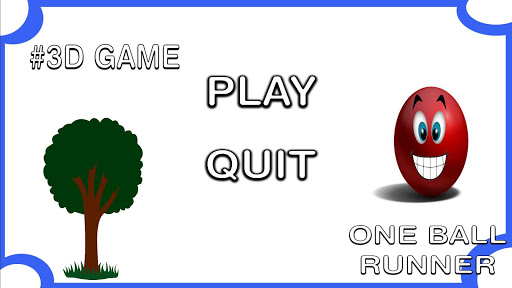 Android application One Ball Runner screenshort