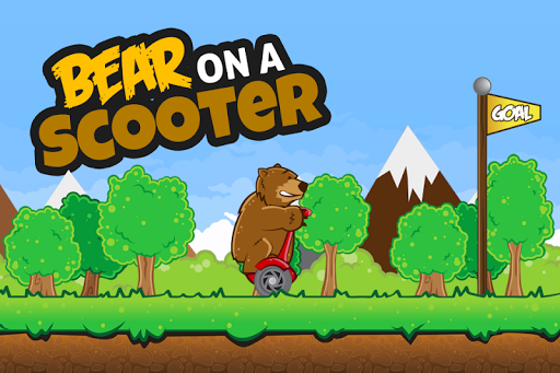 Android application Bear On A Scooter screenshort