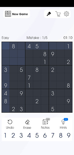 Sudoku Puzzle Screen 3