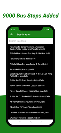 Delhi City Bus Guide DTC Screen 3