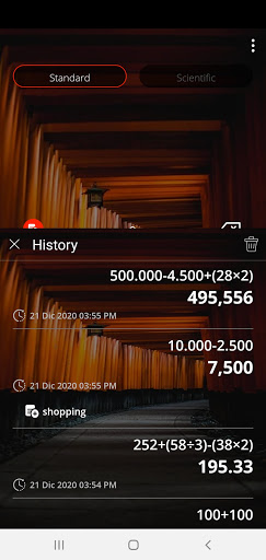 Calculator very fast & simple Screen 2