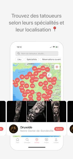 GoTattoo - Tatouage & Tatoueur Screen 2