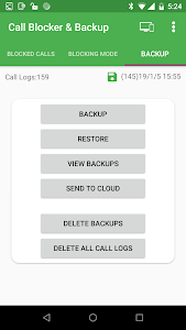 Call Blocker &Call Logs Backup Unknown
