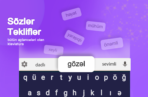 Azerbaijani Keyboard Screen 2