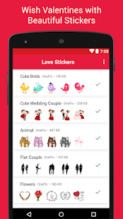 Love Stickers for Whatsapp - WAStickerApps 1.0.3 APK screenshots 5