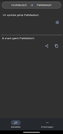 Översetter - Plattdeutsch Screen 3