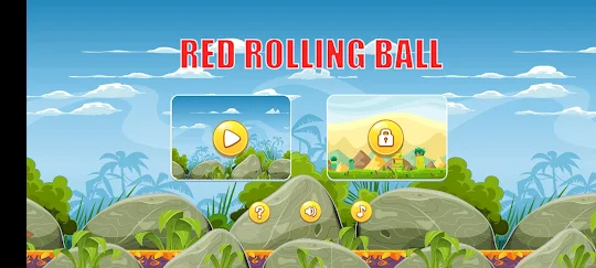 Red Rolling Ball