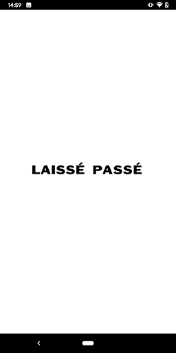 Android application LAISSE PASSE公式アプリ screenshort