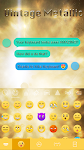 screenshot of vintagemetallic Keyboard Theme