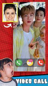 BTS Fake Video Call & BTS Chat