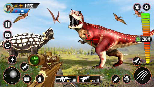 Dinosaur Hunting Shooting Game