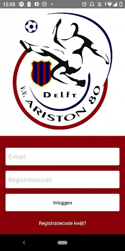 Android application v.v. Ariston ’80 Ledenapp screenshort