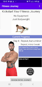 Fitness Journey Bodyweight 1.4 APK + Мод (Unlimited money) за Android