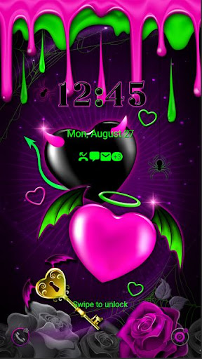 Cute Devil Heart - Wallpaper Screen 2