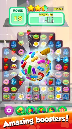 Greedy Cat Match 3 - Screenshot 3