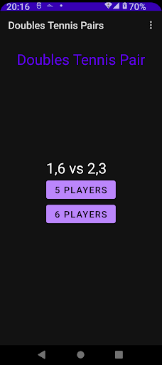 Doubles Tennis Pairs 5 or 6 Screen 2