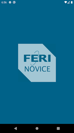 Android application FERI novice screenshort