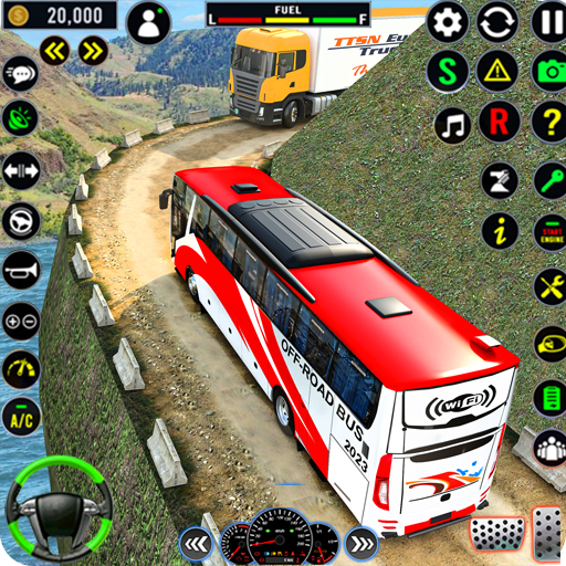 Симулятор автобуса в гору 3d