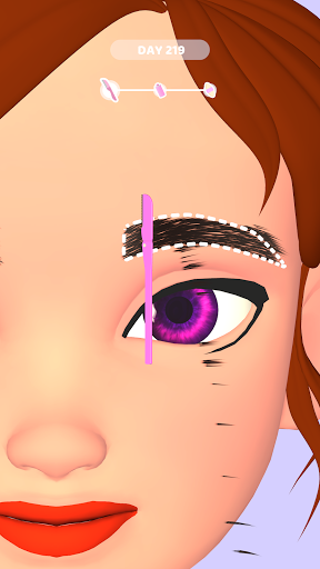 Eyebrows Art 3D Screen 2