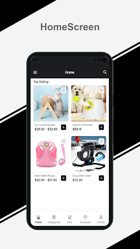 Android application PETELIO screenshort