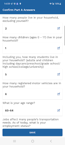 SANDAG Travel Survey
