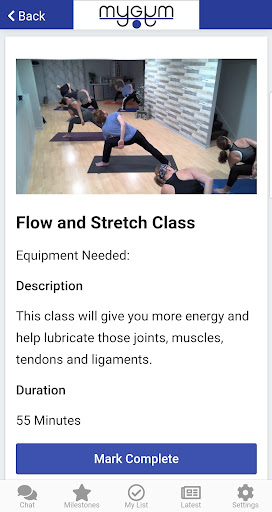 MyGym Balance Screen 2